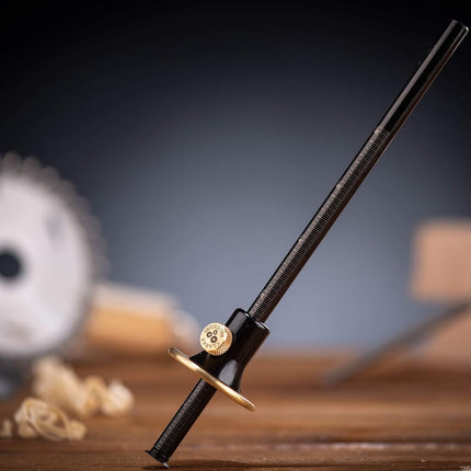 clarke Brothers Wheel Marking Gauge - Woodworking Marking Scriber Kit With 2 Replacement Cutters - Wood Marking Tools With Graduated Inch & MM Scale - Solid Metal Bar Wood Scribe Tool For Carpenter