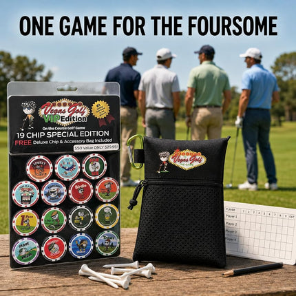 Vegas Golf VIP Edition 19(pcs) Game with Free Tee Bag…