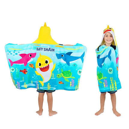 Franco Baby Shark Bath/Pool/Beach Soft Cotton Terr