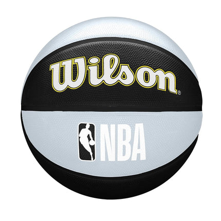 Wilson Basketball, NBA Team Tribute, Utah Jazz, Outdoor and indoor, Size: 7, Yellow