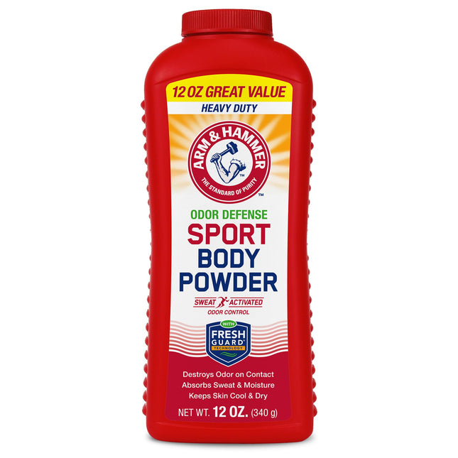 Arm & Hammer Sport Body Powder, Powder for Men and
