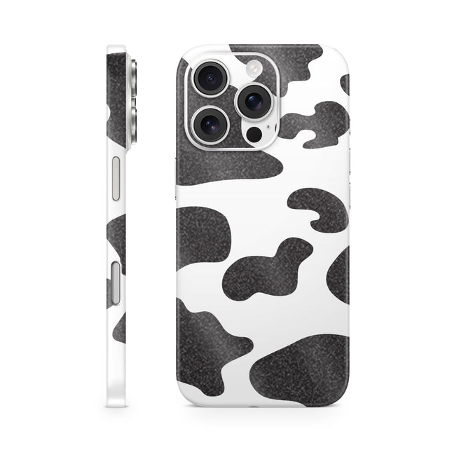Glossy Glitter Phone Skin Compatible with Apple iP