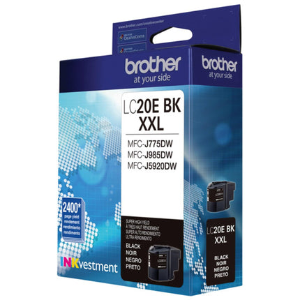 Cartucho de tinta negra de muy alto rendimiento Brother LC20EBK