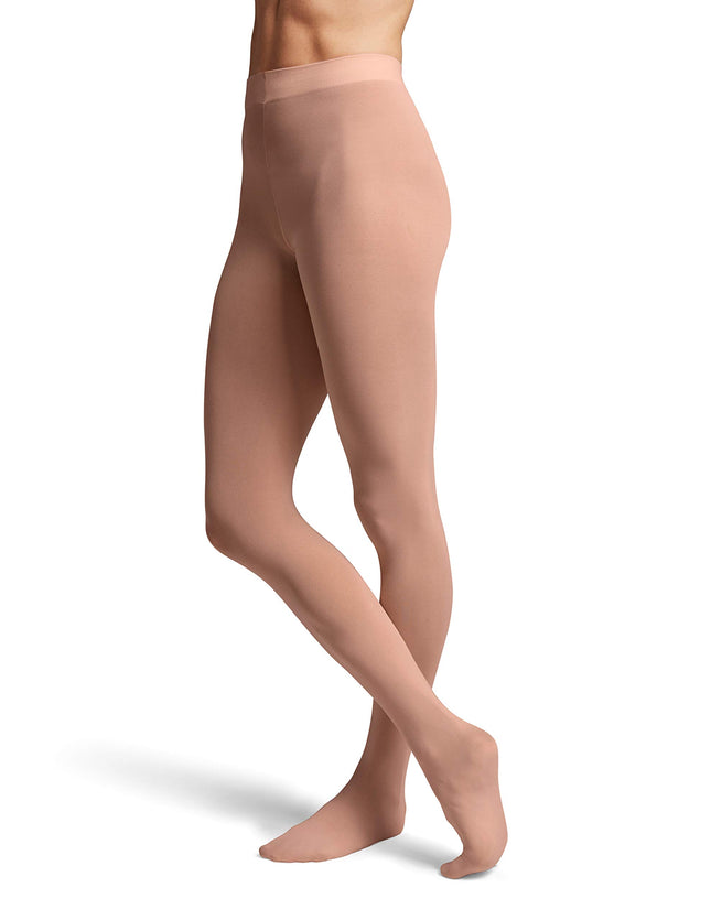 Bloch Dance Girls Contour Soft Footed Tights, Sunt
