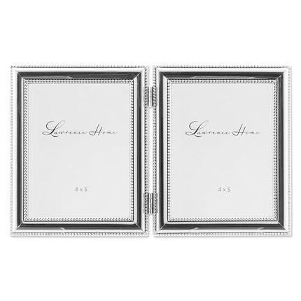 Lawrence Frames 510745D Silver Plated Double Bead 