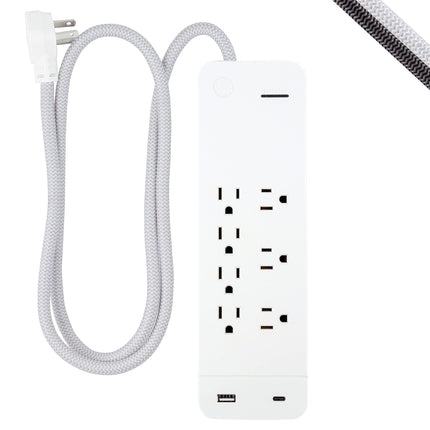 GE UltraPro 7 Outlet Surge Protector, USB-C Chargi