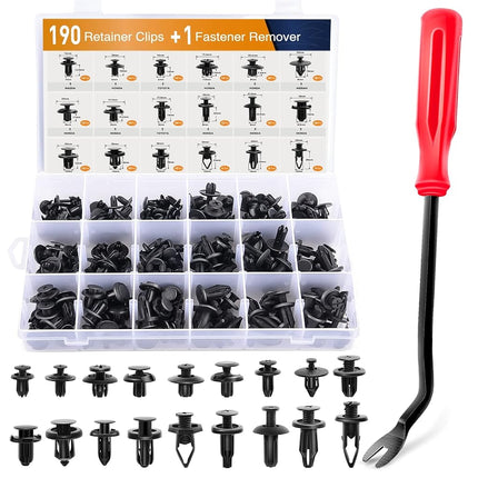 GOOACC 190 Pcs Car Retainer Clips & Fastener Remov