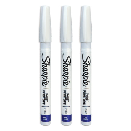 Fine Point Paint Marker [Set of 3] Color: White