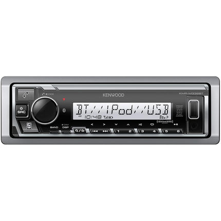 Kenwood KMR-M328BT Marine Digital Media Receiver with Alexa and Built in Bluetooth (Does NOT Play Cd's)