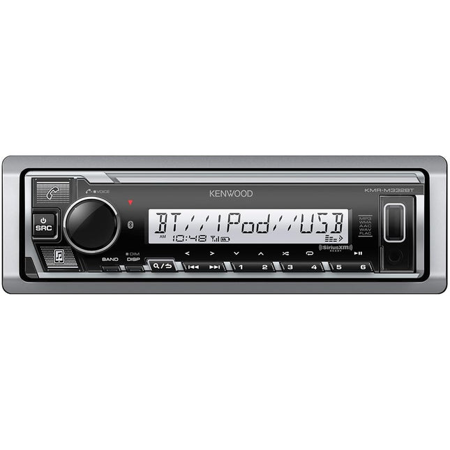 Kenwood KMR-M328BT Marine Digital Media Receiver with Alexa and Built in Bluetooth (Does NOT Play Cd's)