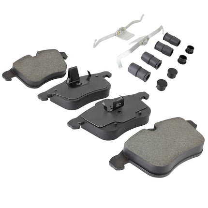 QUALITY-BUILT Premium Semi-Metallic Front Brake Pads (1001-1257M) Compatible with Cadillac BLS 2008-2007, Chevrolet Vectra 2008-2003, Saab 9-3 2011-2006