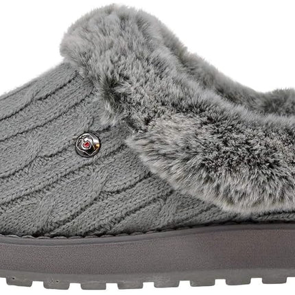 Skechers Women's Keepsakes-Ice Angel Mule, Charcoal, 3 UK