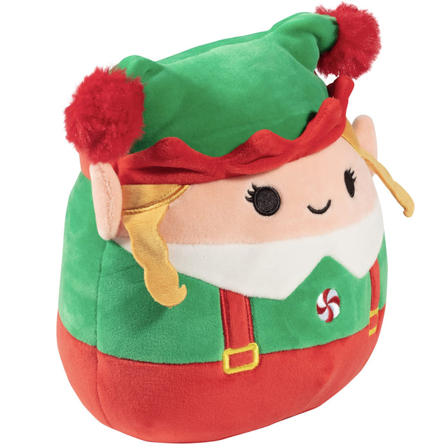 Squishmallow 8" Emmy The Elf - Christmas Official Kellytoy - Cute and Soft Holiday Plush Stuffed Animal Toy - Great Gift for Kids