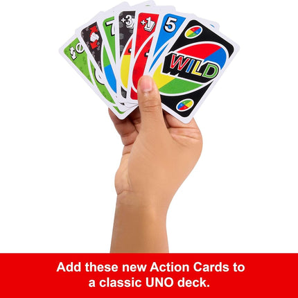 Mattel Games UNO Card Game with 2 Add On Packs with Storage Tin