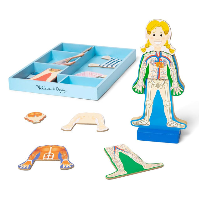 ????&??(Melissa&Doug) Magnetic Human Body Play Set: Classic Toys - Magnetic Dress-Up Sets