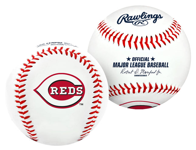 Rawlings MLB Cincinnati Reds Team Logo Baseball, O