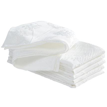 Laura Ashley Napkins Raised Woven Embroidered Jacq