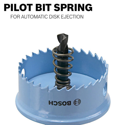 Bosch HTW78 7/8 In. Thin-wall Hole Saw, Blue