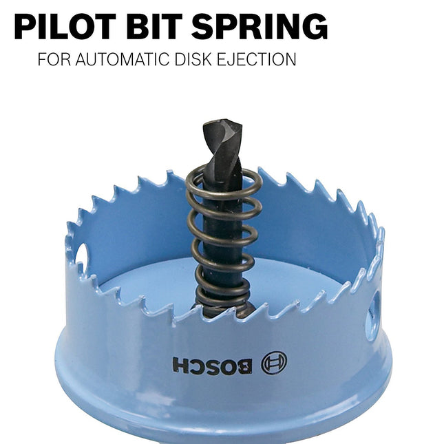 Bosch HTW78 7/8 In. Thin-wall Hole Saw, Blue