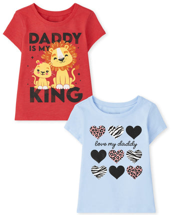 The Children's Place Girls Short Sleeve Graphic T-