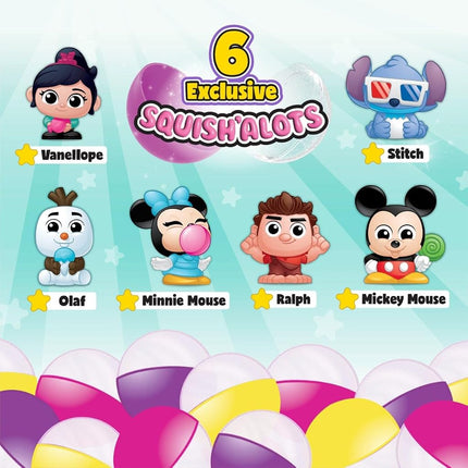 Just Play Disney Doorables Squish’alots Squish Machine and Collectible Blind Bag Figures, Kids Toys for Ages 5 Up