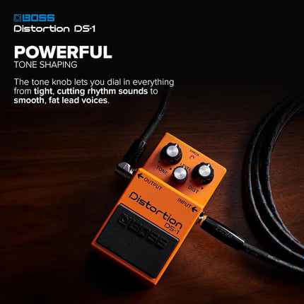 BOSS DS-1 Distortion | Compact Distortion Pedal | The Benchmark in Guitar Distortion
