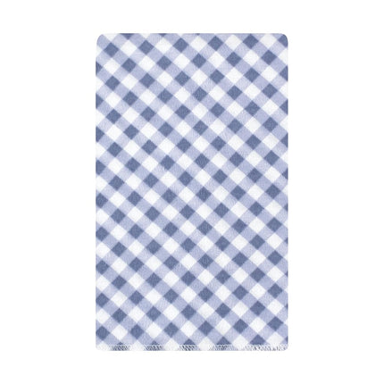 Hudson Baby Unisex Baby Cotton Flannel Burp Cloths, Pink Blue Pretty Floral 10 Pack, One Size