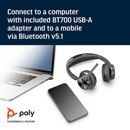 POLY Voyager Focus 2 Headset USB-A