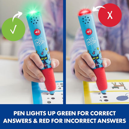 Educational Insights Hot Dots Pete The Cat Preschool Reading & Math - Preschool Learning Activities for Kids Ages 4+