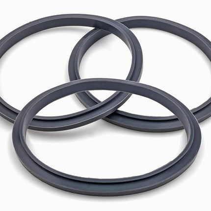 CloudCUP Joint de remplacement 3 pièces, compatible avec Nutribullet Pro séries 900 et 600W, silicone gris, pièces de mixeur