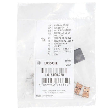Bosch Parts 1617000750 Juego de escobillas