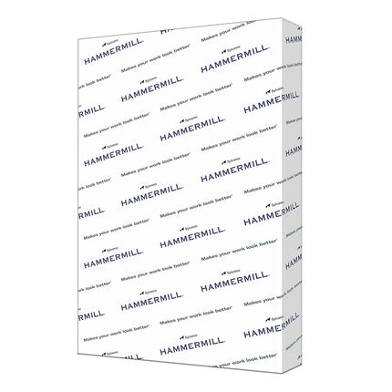 Hammermill Cardstock, Premium Color Copy, 80 lb, 18 x 12-1 Pack (250 Sheets) - 100 Bright, Made in the USA Card Stock, 133200R, White