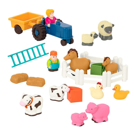 Battat Little Farmer's Playset Farm Animal Play Se