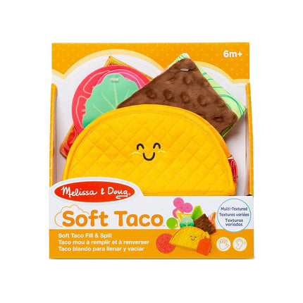 Melissa & Doug Multi-Sensory Soft Taco Fill & Spill Infant Toy Sensory Toys For Babies, Baby Taco Toy, Baby Toys For Ages 6 Months And Older