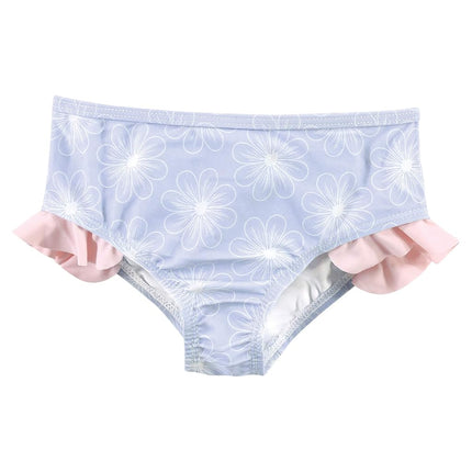 Ensemble de bain anti-UV Hudson Baby unisexe pour bébé, motifs floraux bleus, 12-18 mois