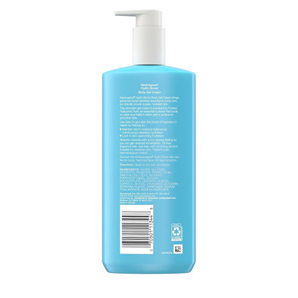 Neutrogena Hydro Boost Crème-gel hydratante pour le corps sans parfum, 473 ml