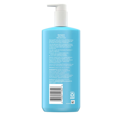 Neutrogena Hydro Boost Fragrance-free Hydrating Body Gel Cream, 16 Ounce