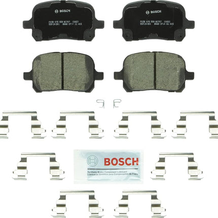 BOSCH BC707 QuietCast Premium Ceramic Disc Brake Pad Set - Compatible with Select Lexus ES300, RX300; Toyota Avalon, Camry, Solara; FRONT