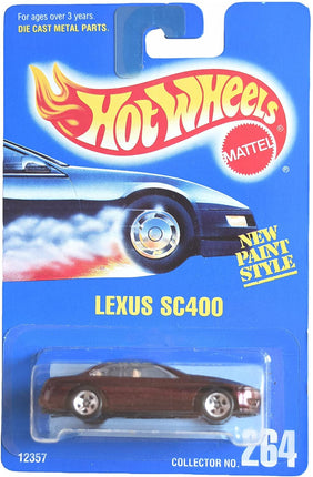Hot Wheels Lexus SC400, [red] 5 Spoke All Blue Car