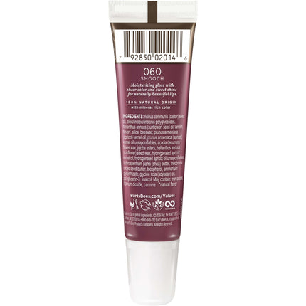 Burt's Bees Brillo Labial Hidratante 100% Natural, Smooch - 1 Tubo
