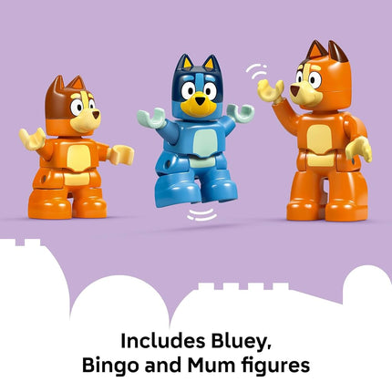 LEGO® DUPLO® Bluey: Bluey’s Family House with Memory Game 10459 2-in-1 Interactive Toy Combines Family Recall Fun with Pretend Play Inspired by the TV Show, Toy for Ages 3 Plus