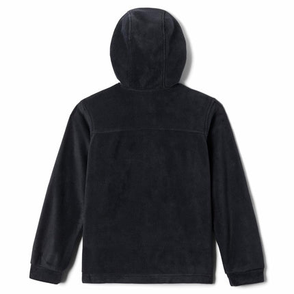 Columbia Sudadera polar con capucha Steens II para niño, Negro, XX-Small