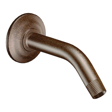 Moen S122ORB Collection Bras de douche standard premium de 8 po avec bride assortie incluse, bronze huilé, 0,5