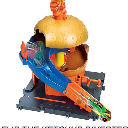 Mattel - Hot Wheels City Burger Blitz Playset