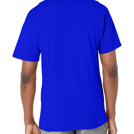 Champion Unisex's Big & Tall, Classic Tee Embroidered C Logo Shirt, Surf The Web, Medium