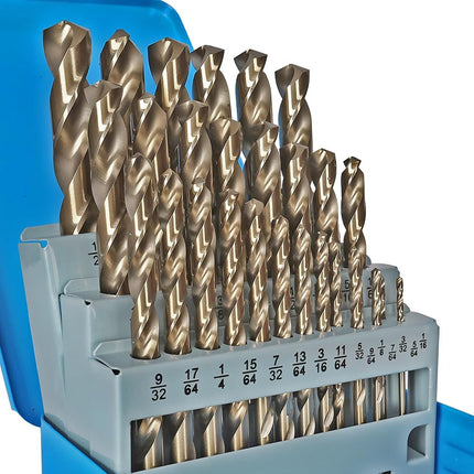 COMOWARE Cobalt Drill Bit Set- 29Pcs M35 High Spee