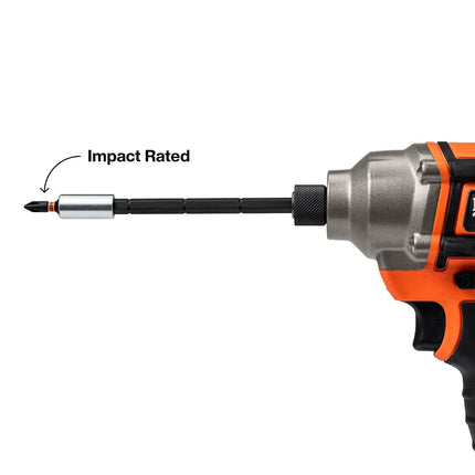 Klein Tools 32303 Multi-Bit Screwdriver/Nut Driver, Impact Rated 14-in-1 Magnetic Screwdriver Set Phillips, Slotted, Square, Combo, Torx