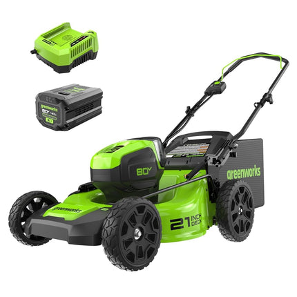 Greenworks PRO 21-Inch 80V Cordless Lawn Mower, 4.