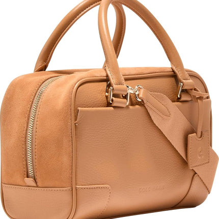 Cole Haan Beverly Small Satchel, Biscuit/Biscuit Su, UNIT