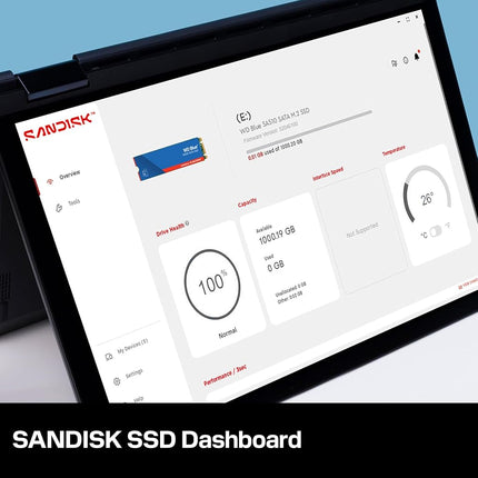 WD Blue SA510 1TB, M.2 SATA SSD, up to 560 MB/s, Includes Acronis True Image for Western Digital, Disk & Cloning Migration, Flexible backup & recovery, ransomware protection